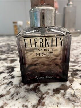 Calvin Klein Eternity Night for Men - Smoky Brown and Silver Bottle